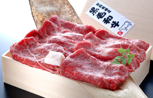 黒毛和牛特選もも赤身すき焼き用
